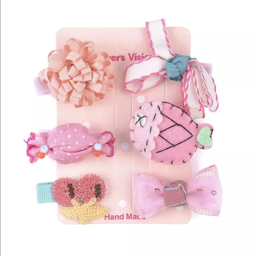 Sale 5 for $25🌿 Girls Hair Clips Snaps